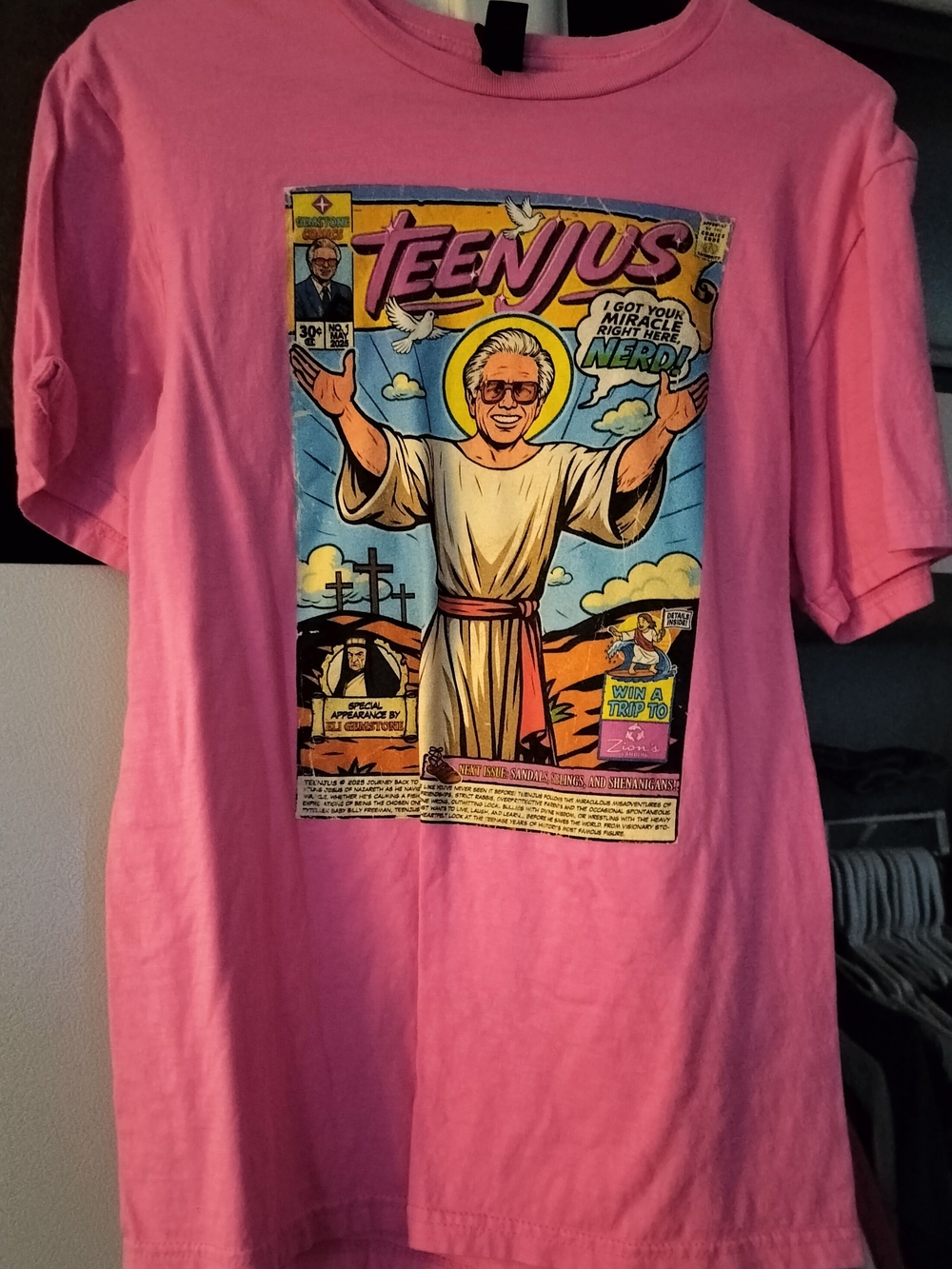 TeenJus Graphic Tee "The Righteous Gemstones Series- Size Small